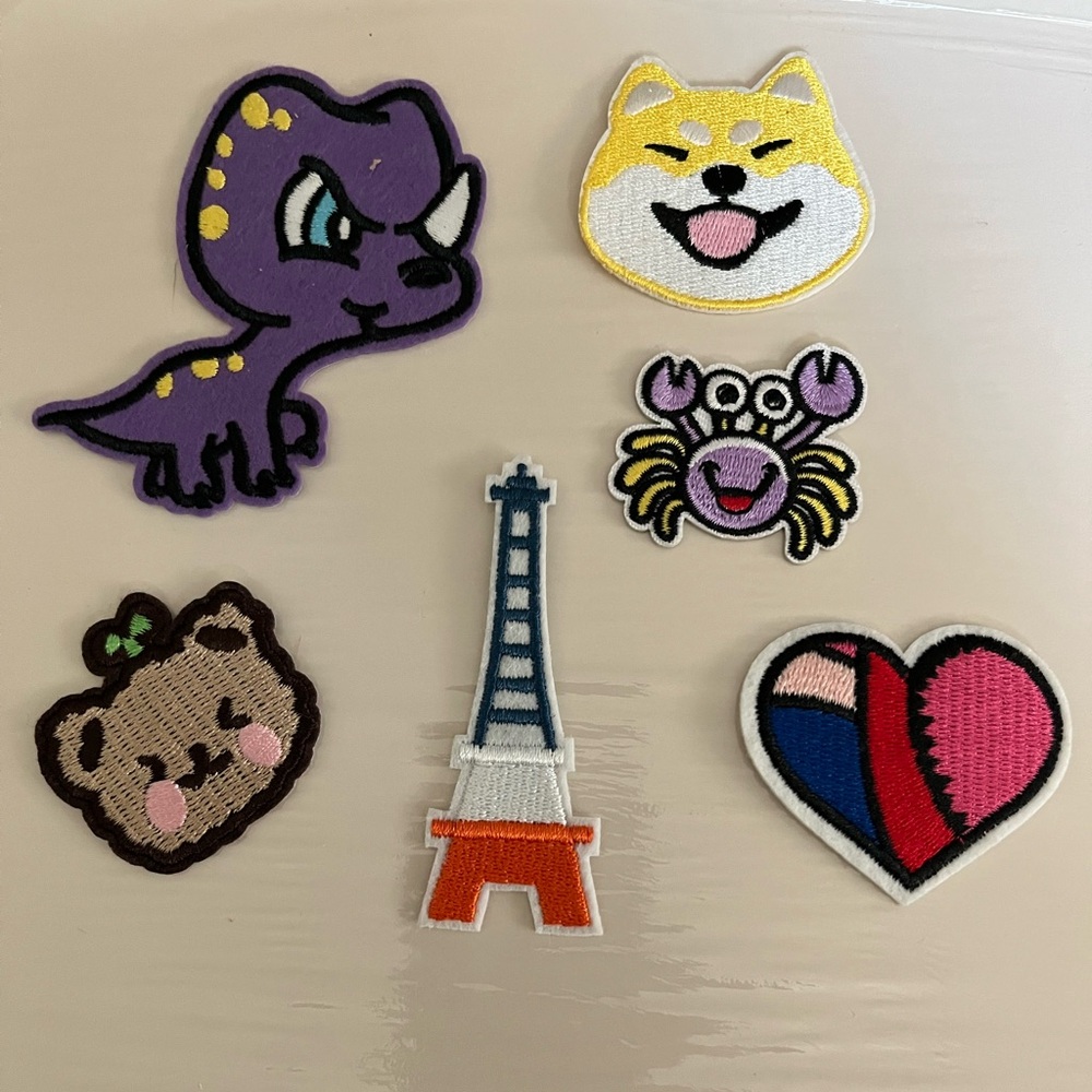 Iron on patches